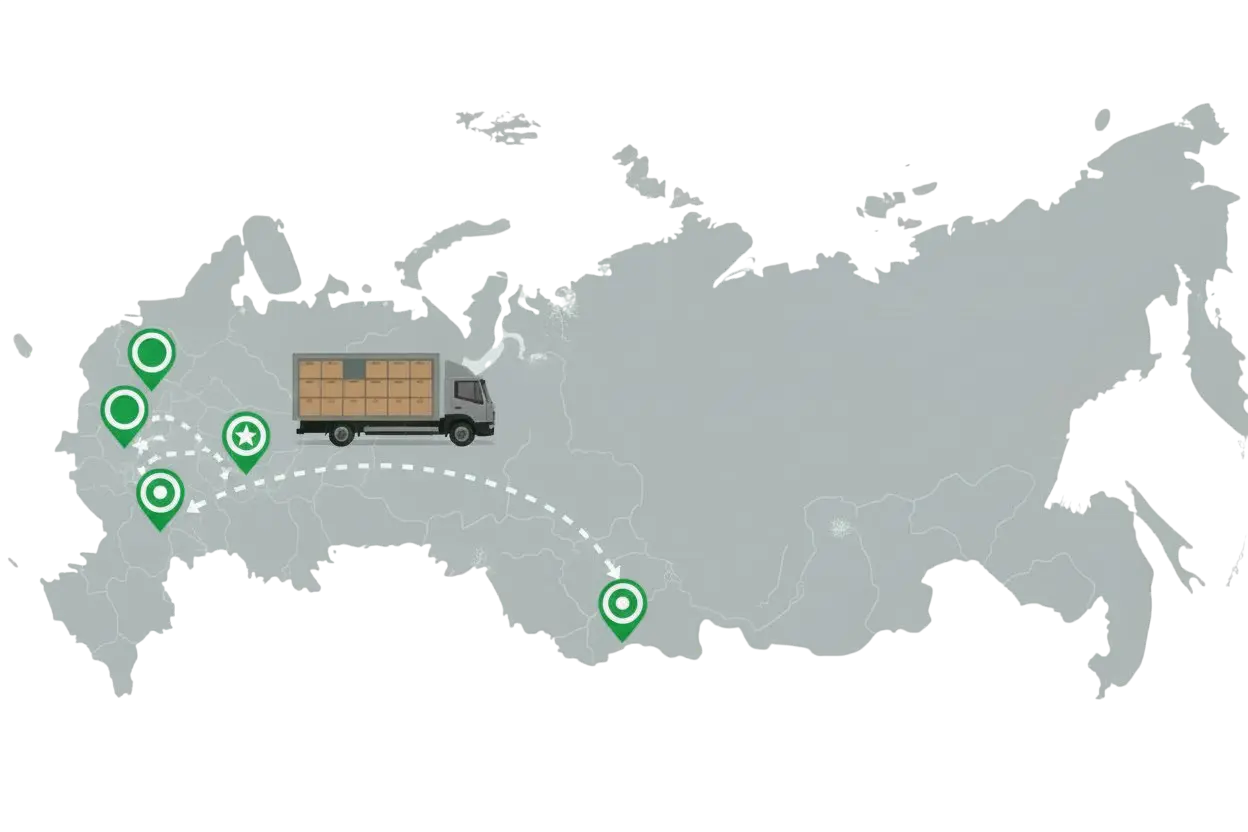 FTL (Full Truck Load) / Полная машина 1/2/5/10/20 тонн из Перми