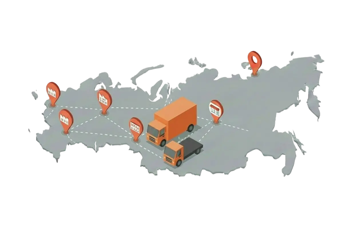 Доставка груза в строймаркеты из Перми